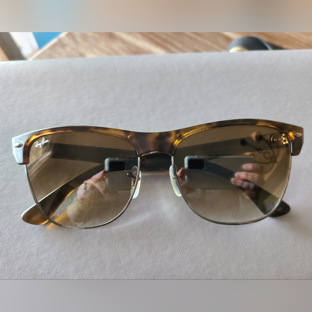 Ray-Ban Sunglasses Clubmaster Oversized RB4175 878/51 57 - Demi Gloss Havana